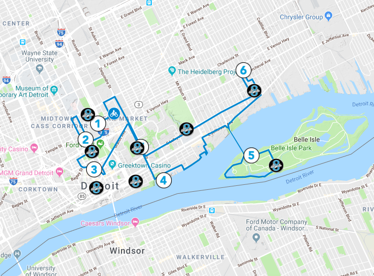 J-Cycle Interactive Map